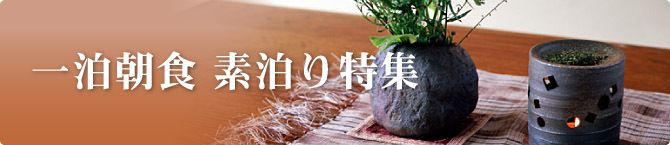 一泊朝食　素泊り特集